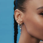 BOUCLE D'OREILLE CARTAGENA Argent 925 doré à l'Or 18k