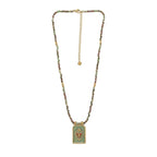 Collier Amalia pendentif plaque coeur
