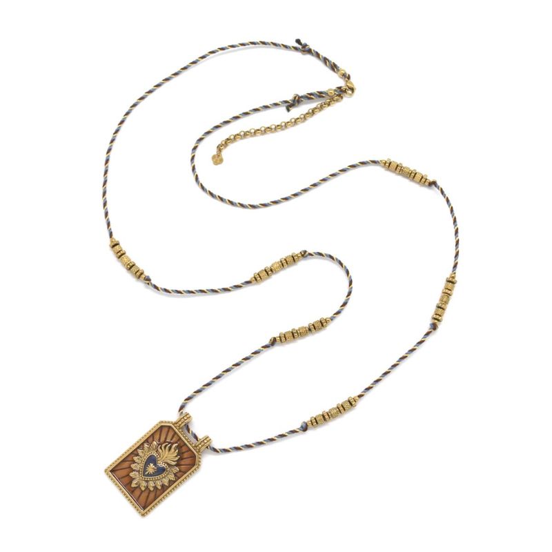 Sautoir Lina pendentif plaque
