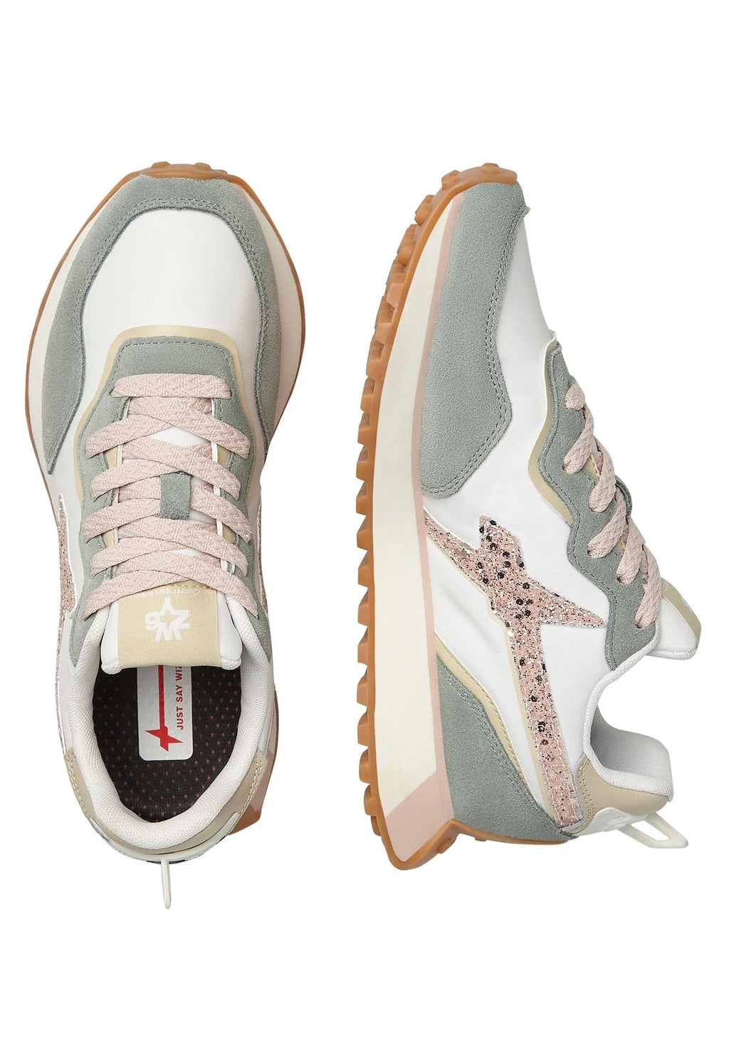 W6YZ - JET2 UNI SUEDE/NYLON/GLITTER