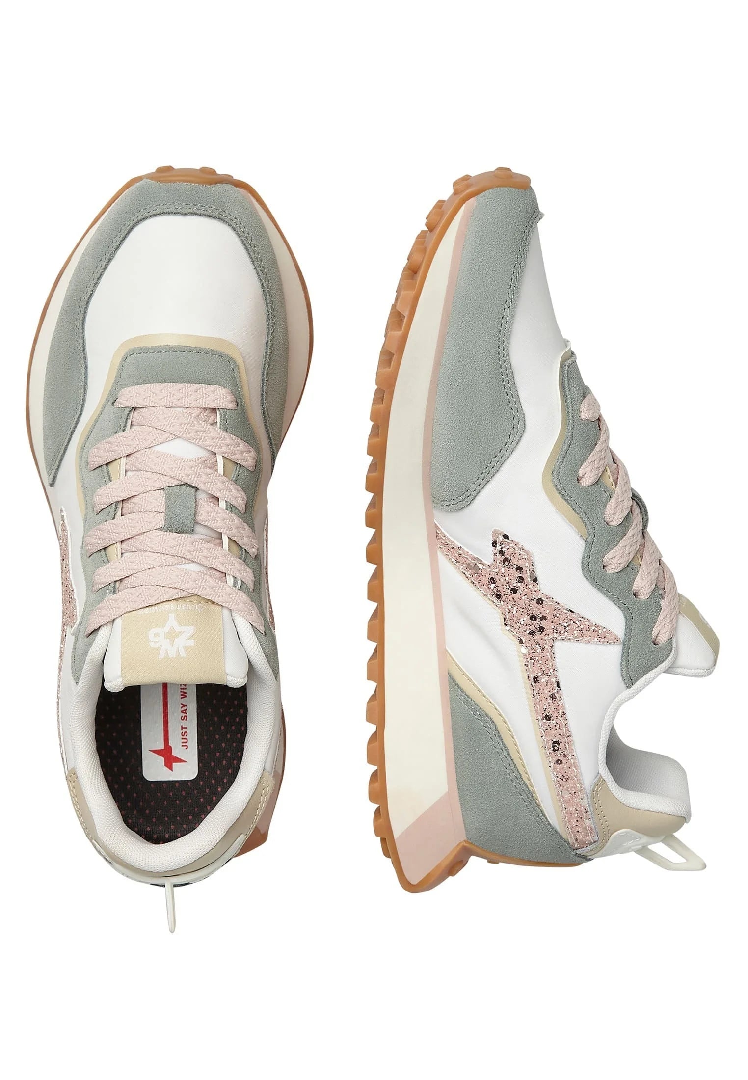 W6YZ - JET2 UNI SUEDE/NYLON/GLITTER