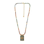 Collier Amalia pendentif plaque coeur