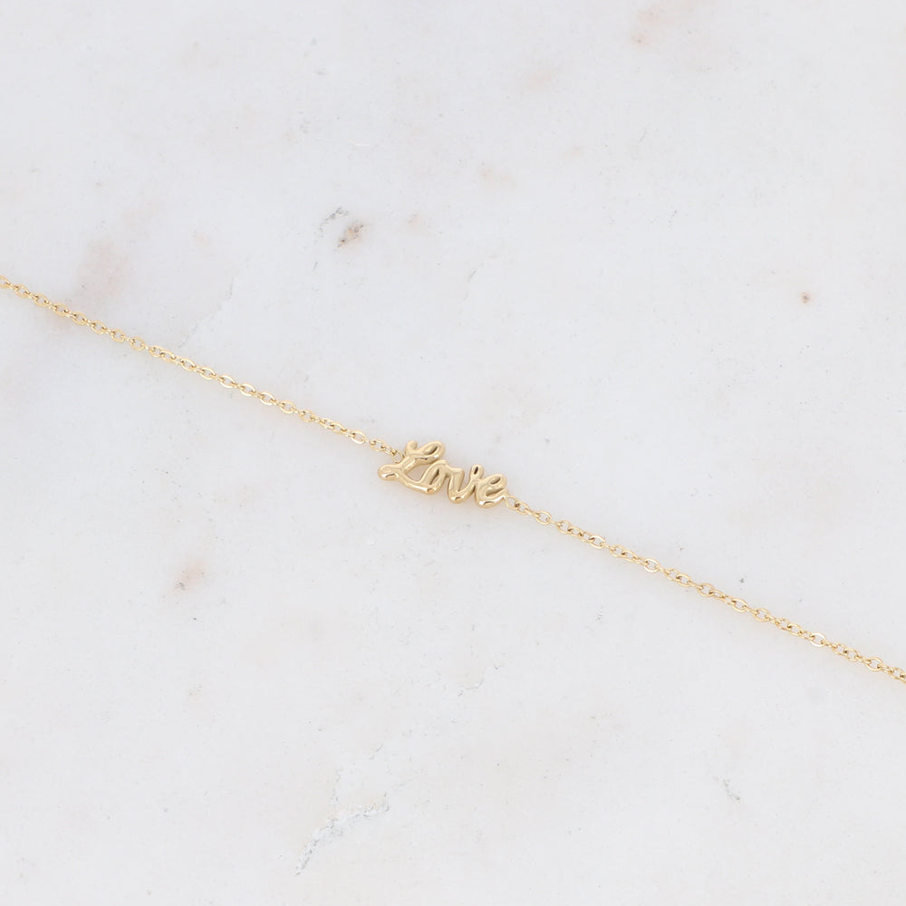 Bracelet "Love" - Doré