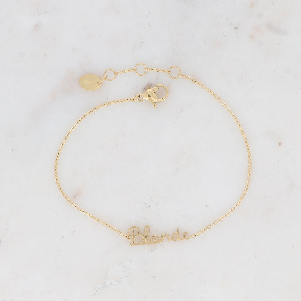 Bracelet "Blonde" - Doré