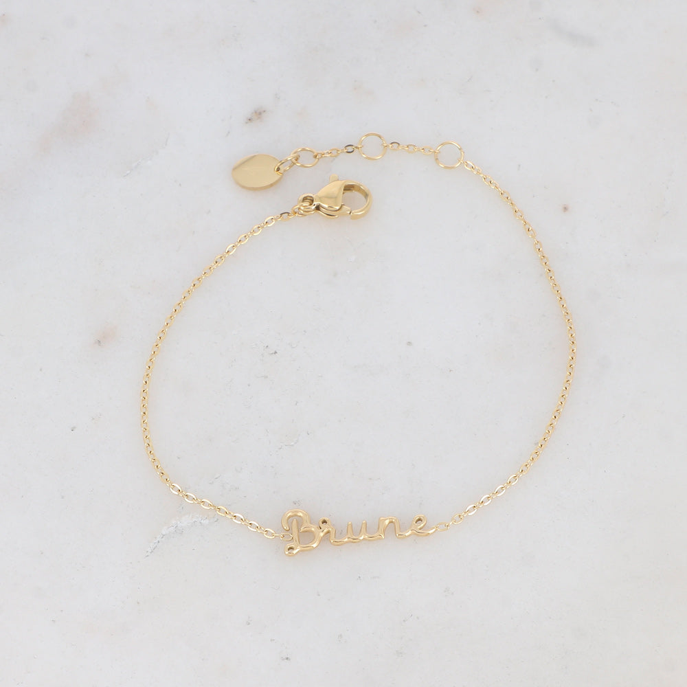 Bracelet "Brune" - Doré