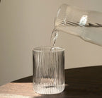 Carafe cannelée Clear GRY MATTR by Joe Mimran