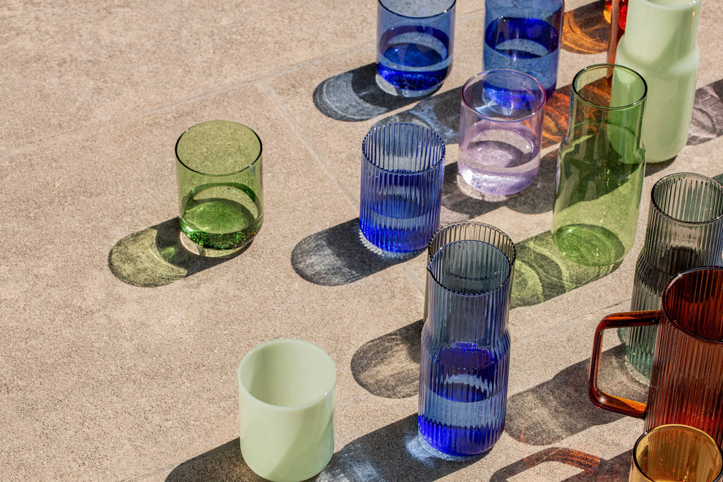 Carafe cannelée Pool GRY MATTR by Joe Mimran