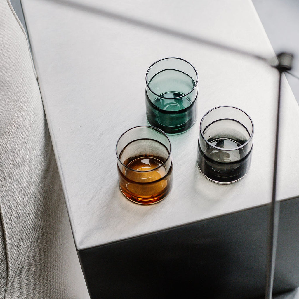 Verre 31,5cl vert MONO - Lot de 2