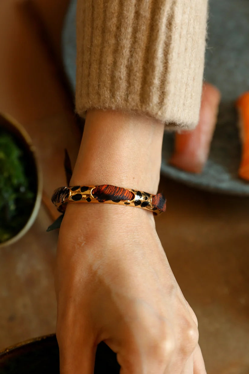 Bracelet Léopard or, Automne N°26