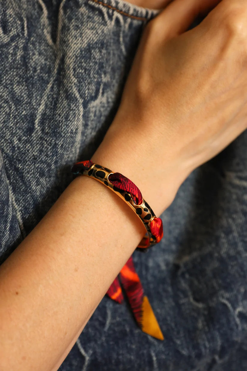 Bracelet Léopard or, Automne N°26