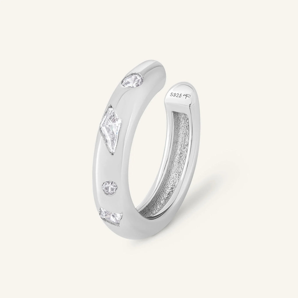 EARCUFF BONIFACIO Argent 925 doré à l'Or 18k