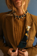 Collier Léopard argent, Automne N°26