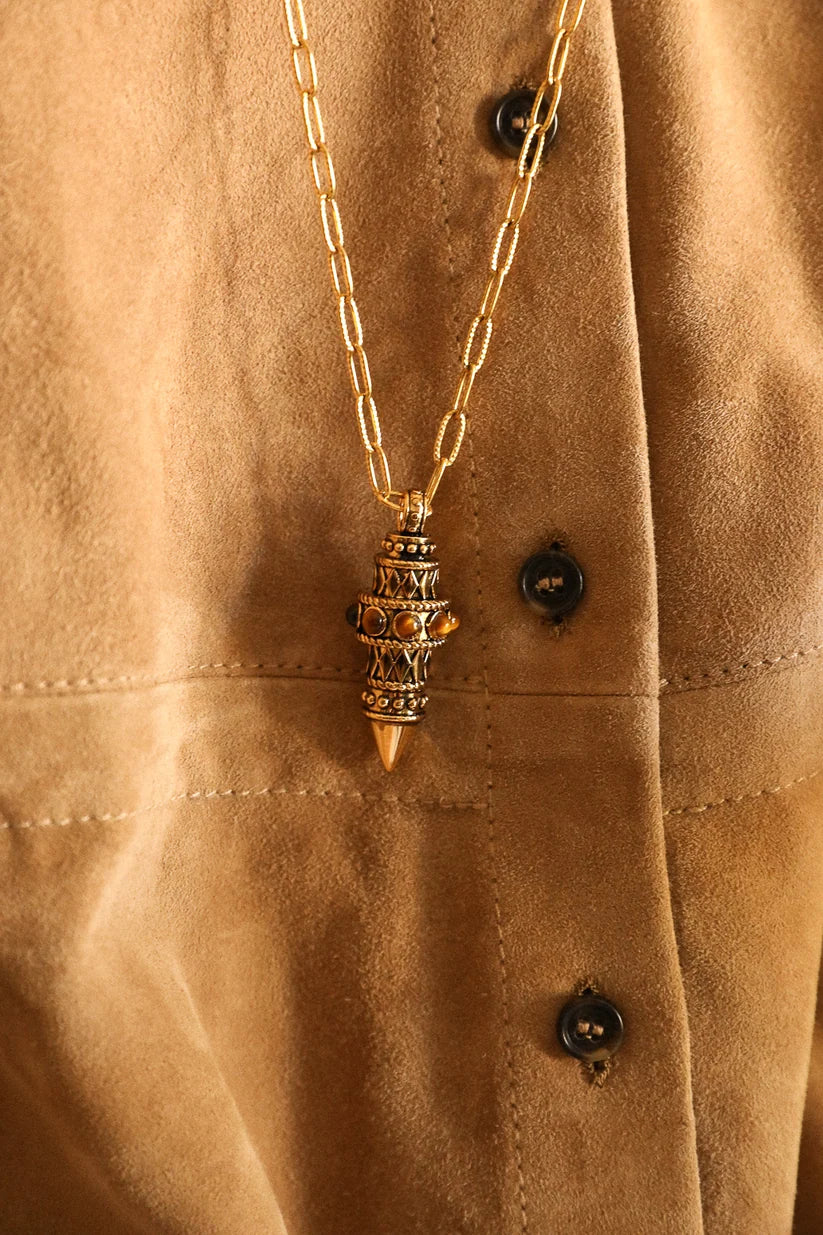 Collier Pendule, incrusté