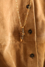 Collier Pendule, incrusté
