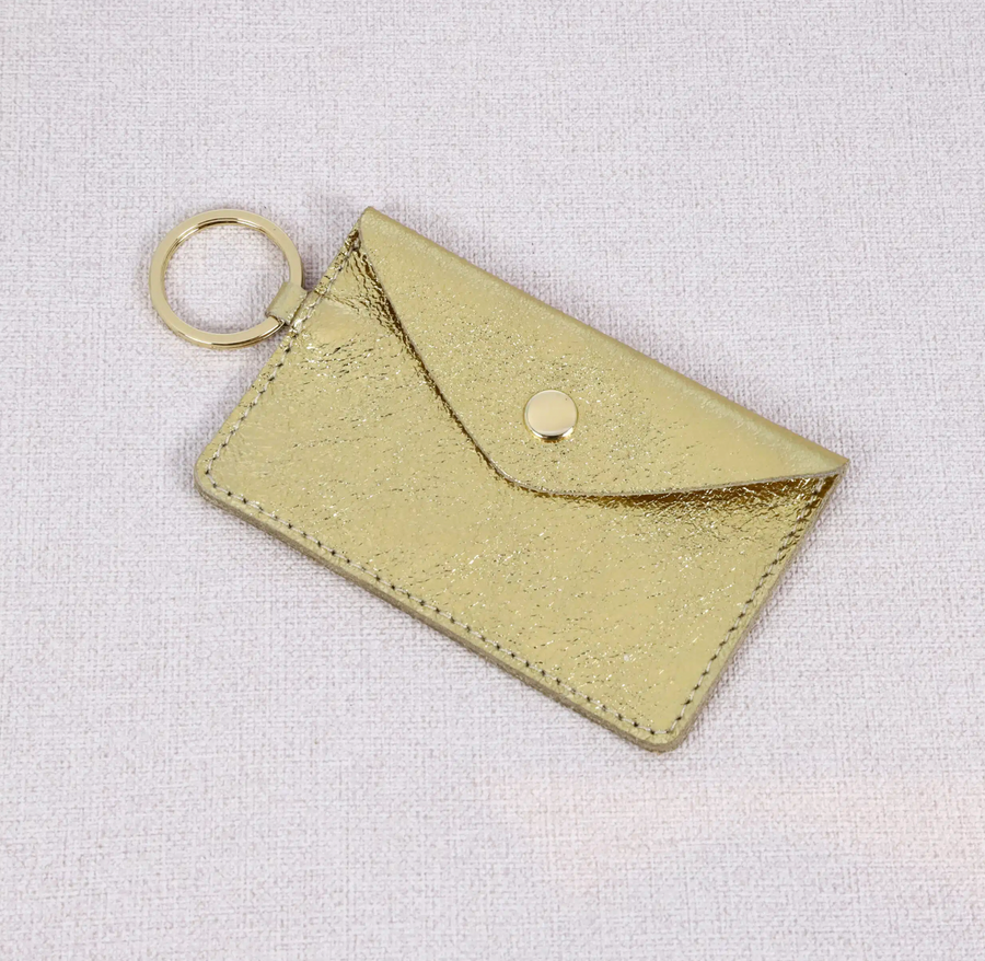 LES CLEIAS Porte-carte Enveloppe en cuir