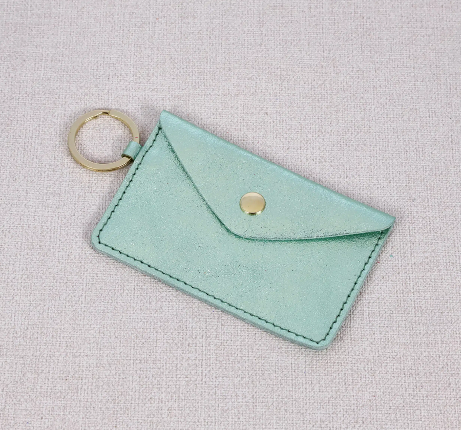 LES CLEIAS Porte-carte Enveloppe en cuir