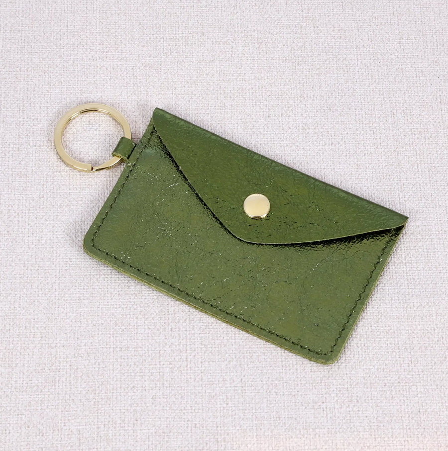 LES CLEIAS Porte-carte Enveloppe en cuir