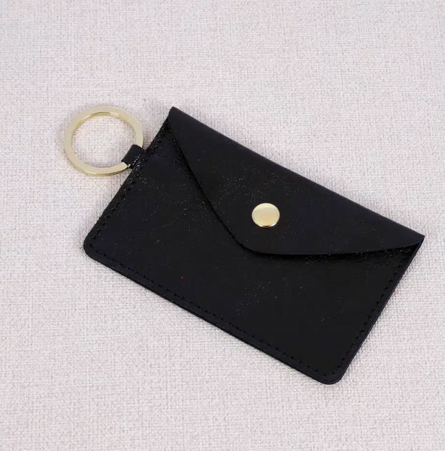 LES CLEIAS Porte-carte Enveloppe en cuir