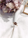 Bague rectangulaire strass