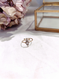 Bague losange strass