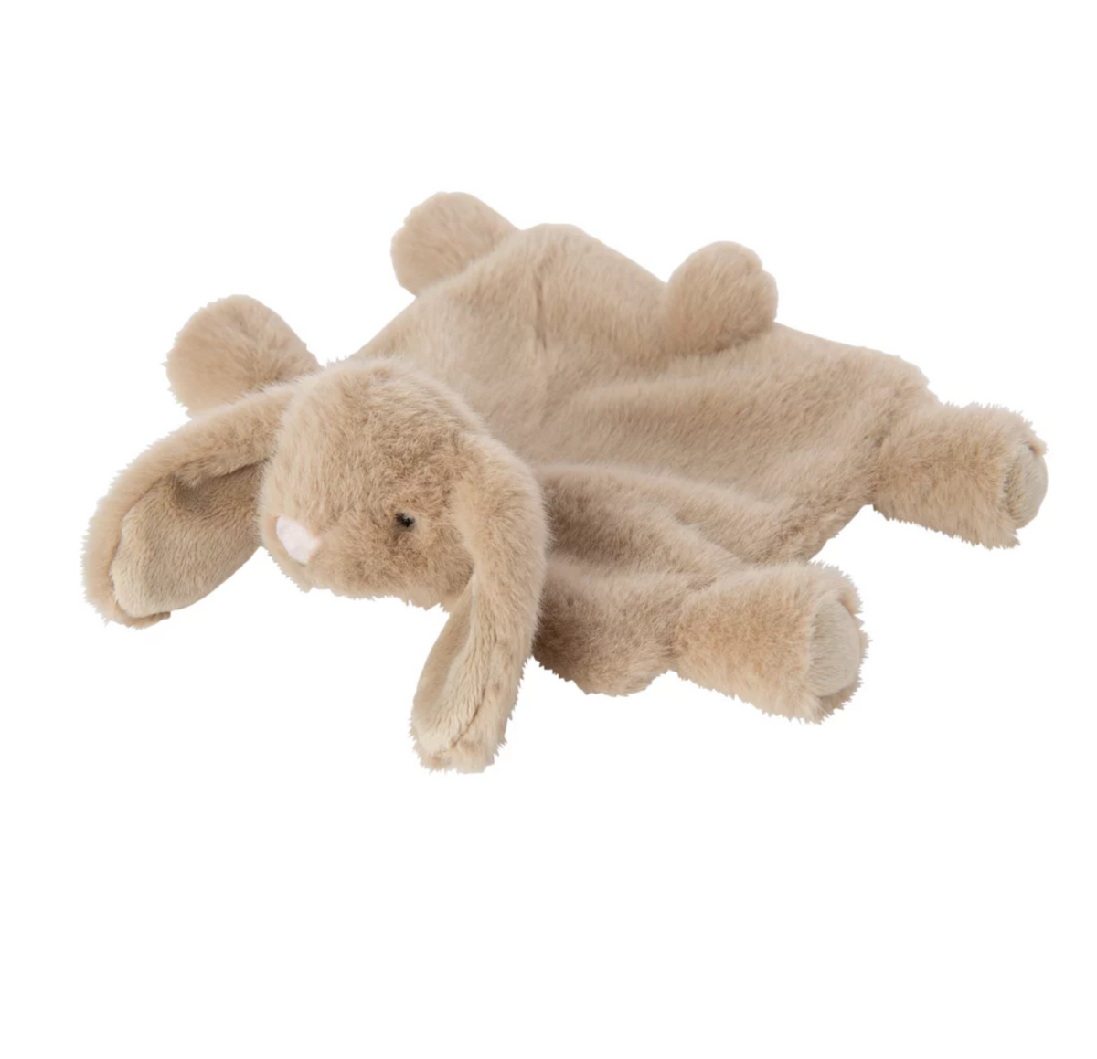 Doudou Lapin Polyester Camel Large