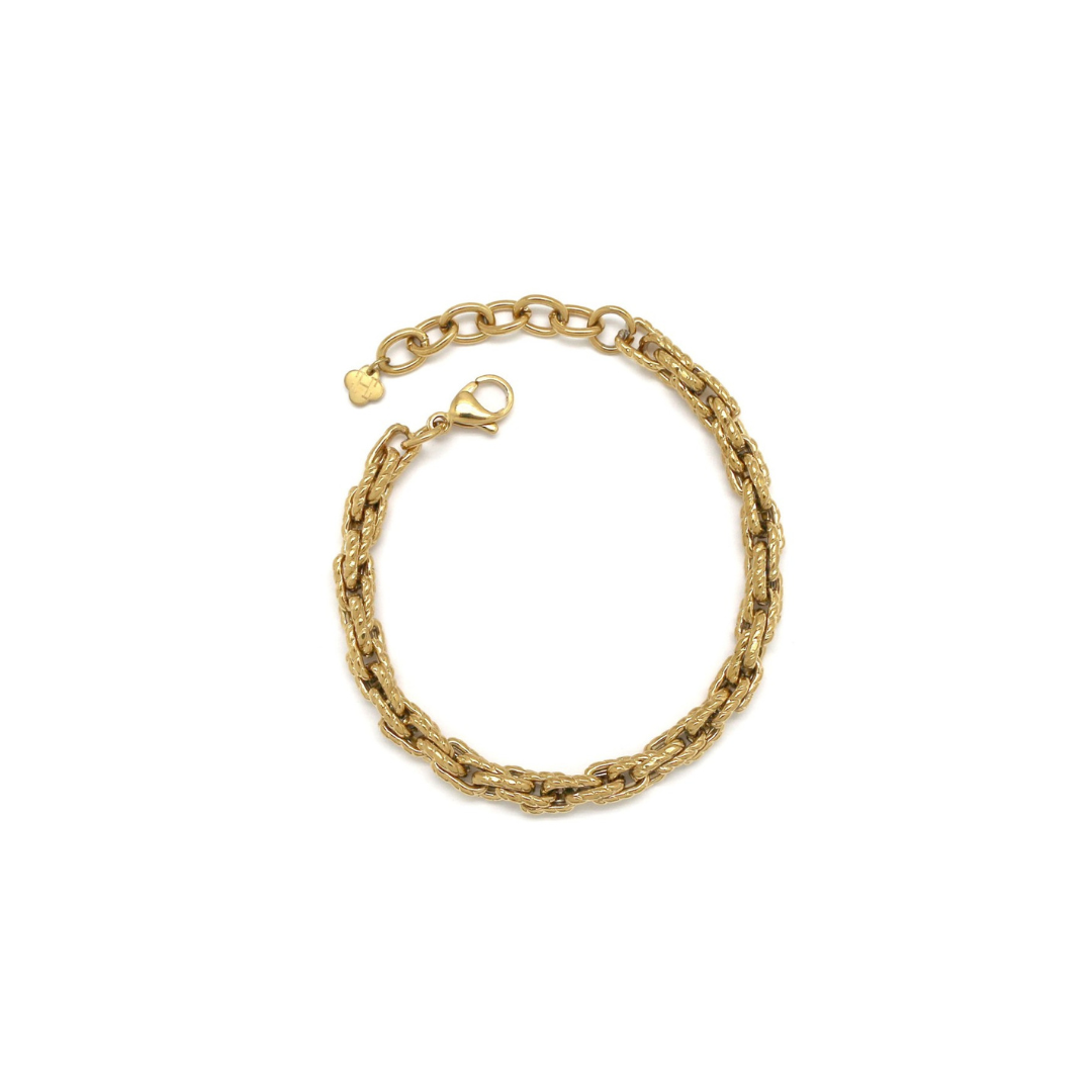 Bracelet chaine texturé Nélia