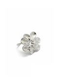 Bague fleur argenté