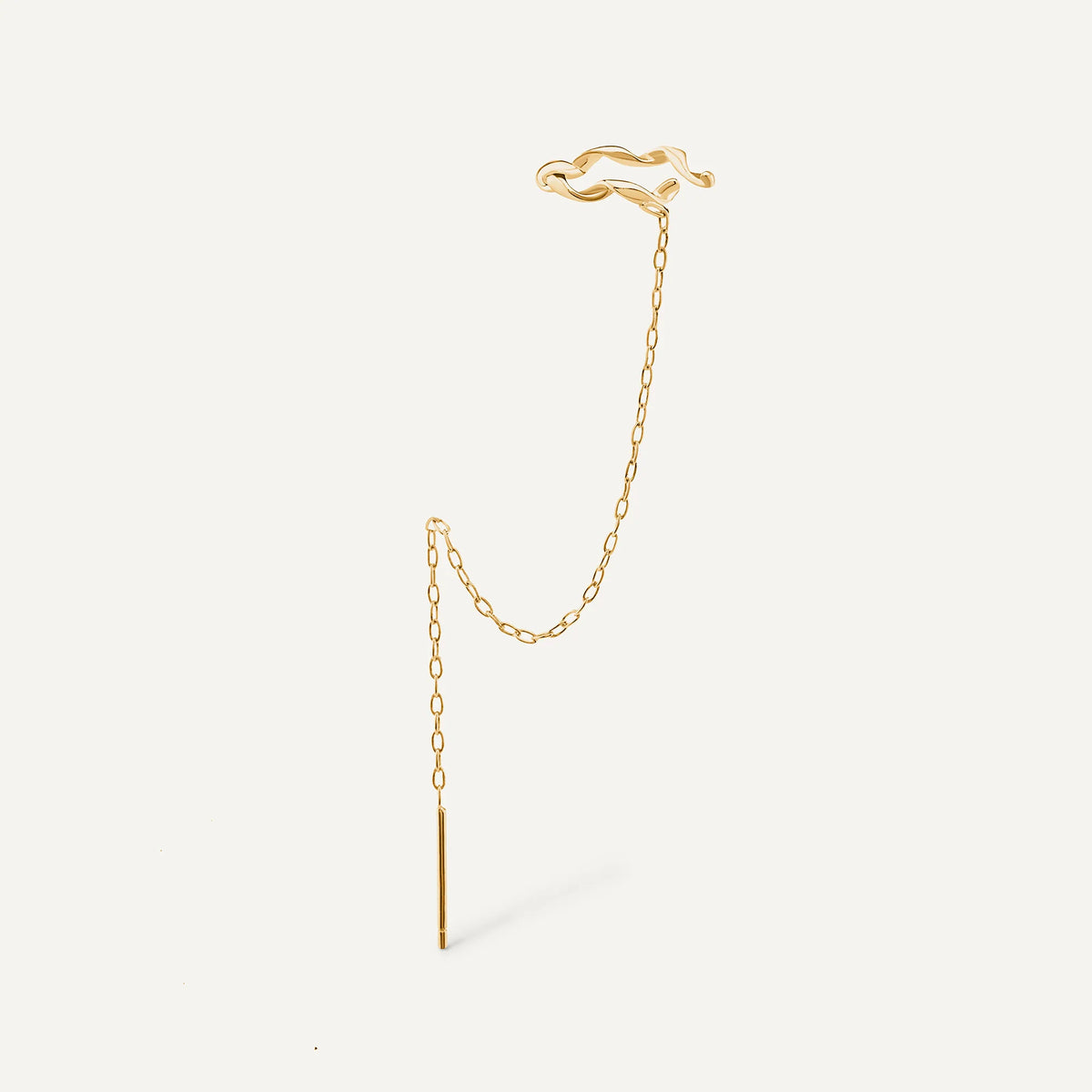 BOUCLE D'OREILLE HANOÏ Argent 925 doré à l'Or 18k