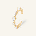EARCUFF VILLEFRANCHE Argent 925 doré à l'Or 18k