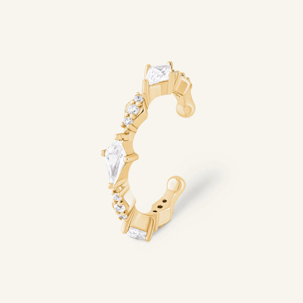 EARCUFF VILLEFRANCHE Argent 925 doré à l'Or 18k