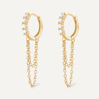 BOUCLE D'OREILLE ARCACHON Argent 925 doré à l'Or 18k