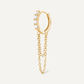BOUCLE D'OREILLE ARCACHON Argent 925 doré à l'Or 18k