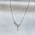 colliers goutte strass