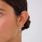 BOUCLE D'OREILLE BODRUM Argent 925 doré à l'Or 18k