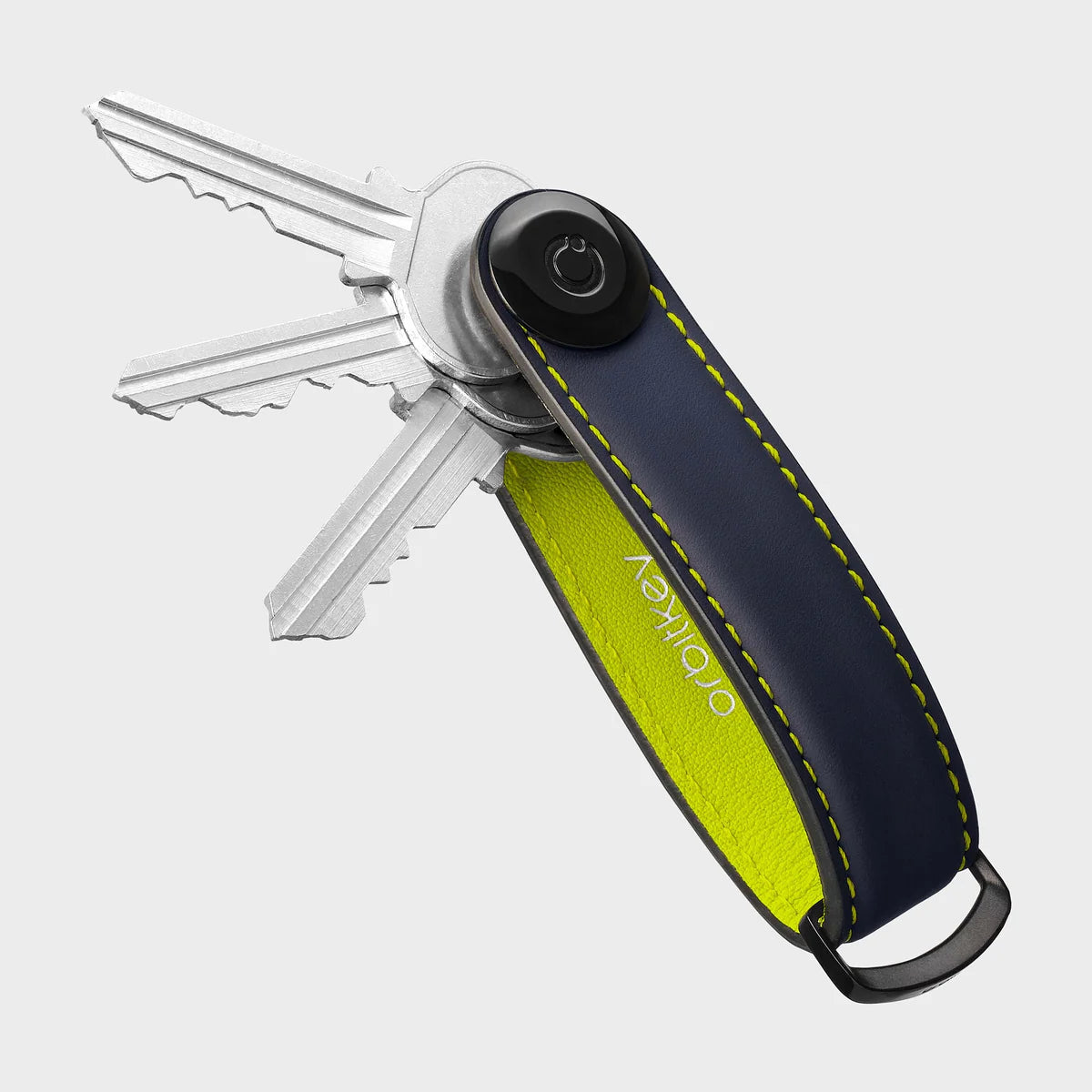 Key Organizer Classic Matte Leather Cyber