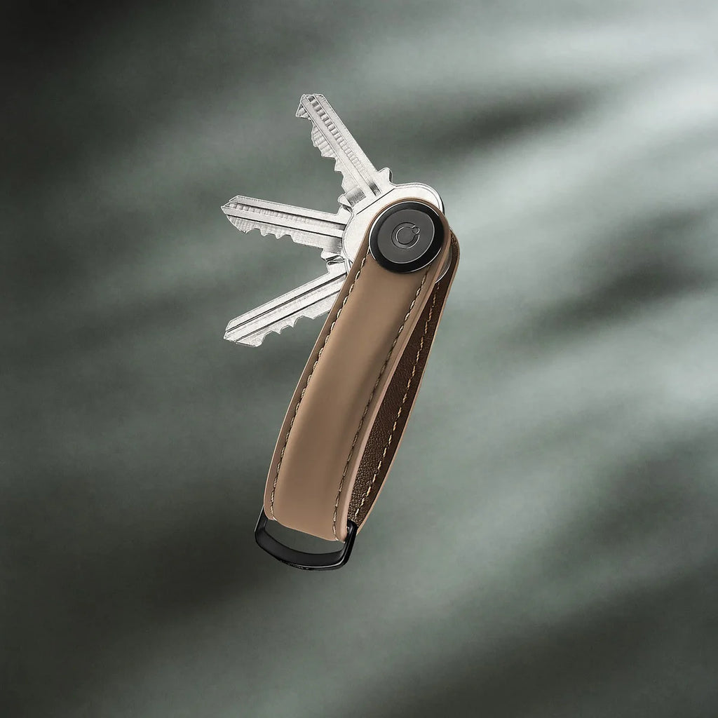 Key Organizer Classic Matte Leather Mocha