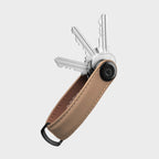 Key Organizer Classic Matte Leather Mocha