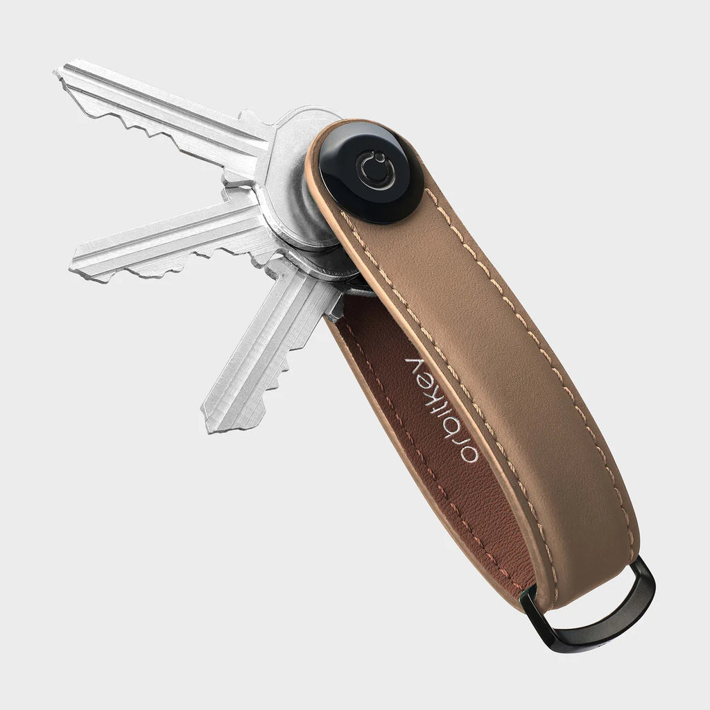 Key Organizer Classic Matte Leather Mocha