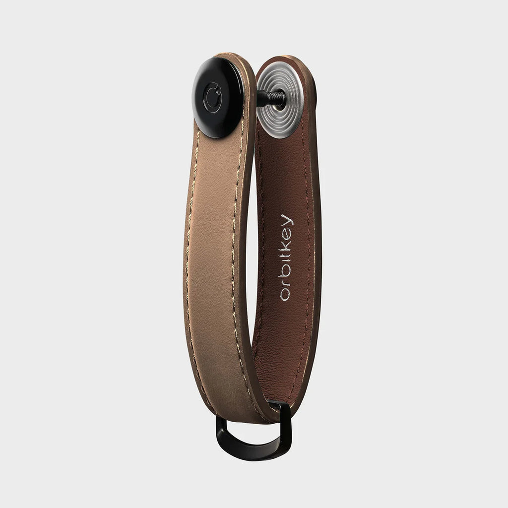 Key Organizer Classic Matte Leather Mocha