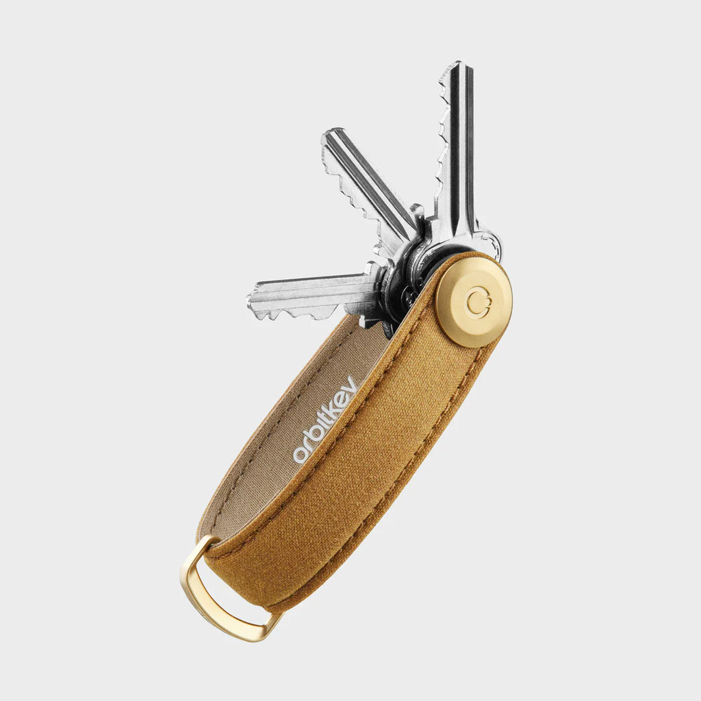 Key Organizer Classic Waxed Canvas Golden Sand