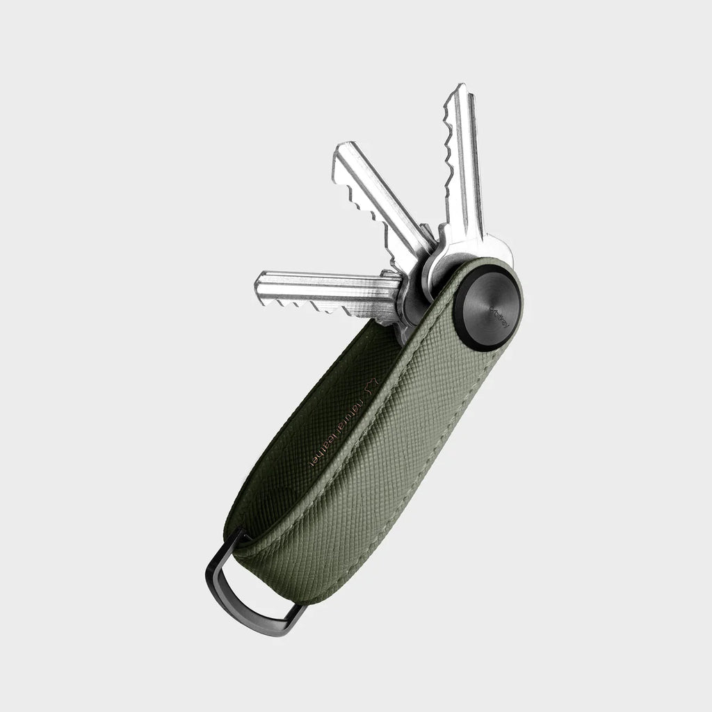 Key Organizer Pro Saffiano Olive