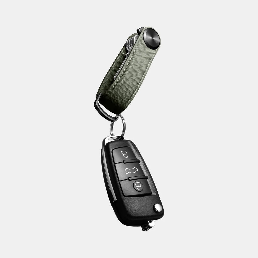 Key Organizer Pro Saffiano Olive