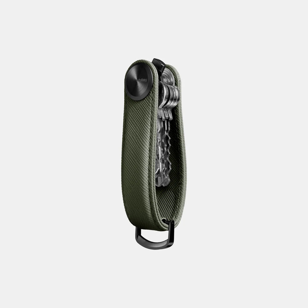 Key Organizer Pro Saffiano Olive