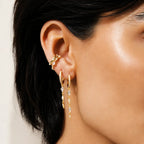 EARCUFF BONIFACIO Argent 925 doré à l'Or 18k