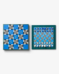 Jeu d'échecs laqué POSEIDON