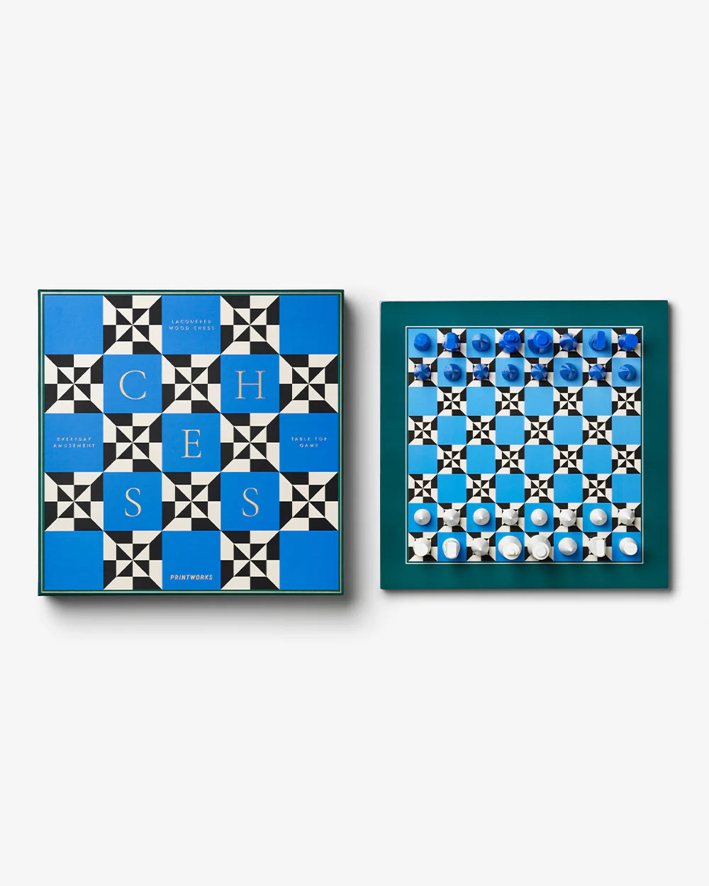 Jeu d'échecs laqué POSEIDON