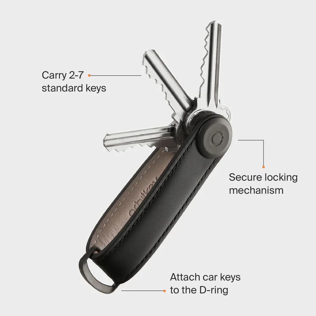Key Organizer Classic Matte Leather Dust