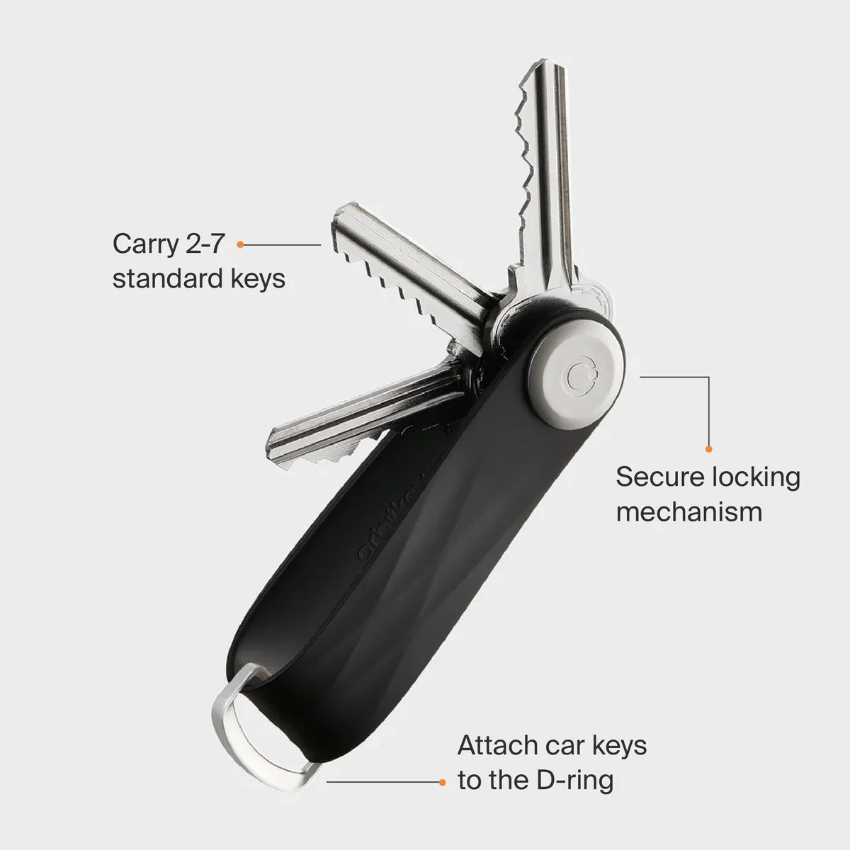 Key Organizer Lite Active Jet Black