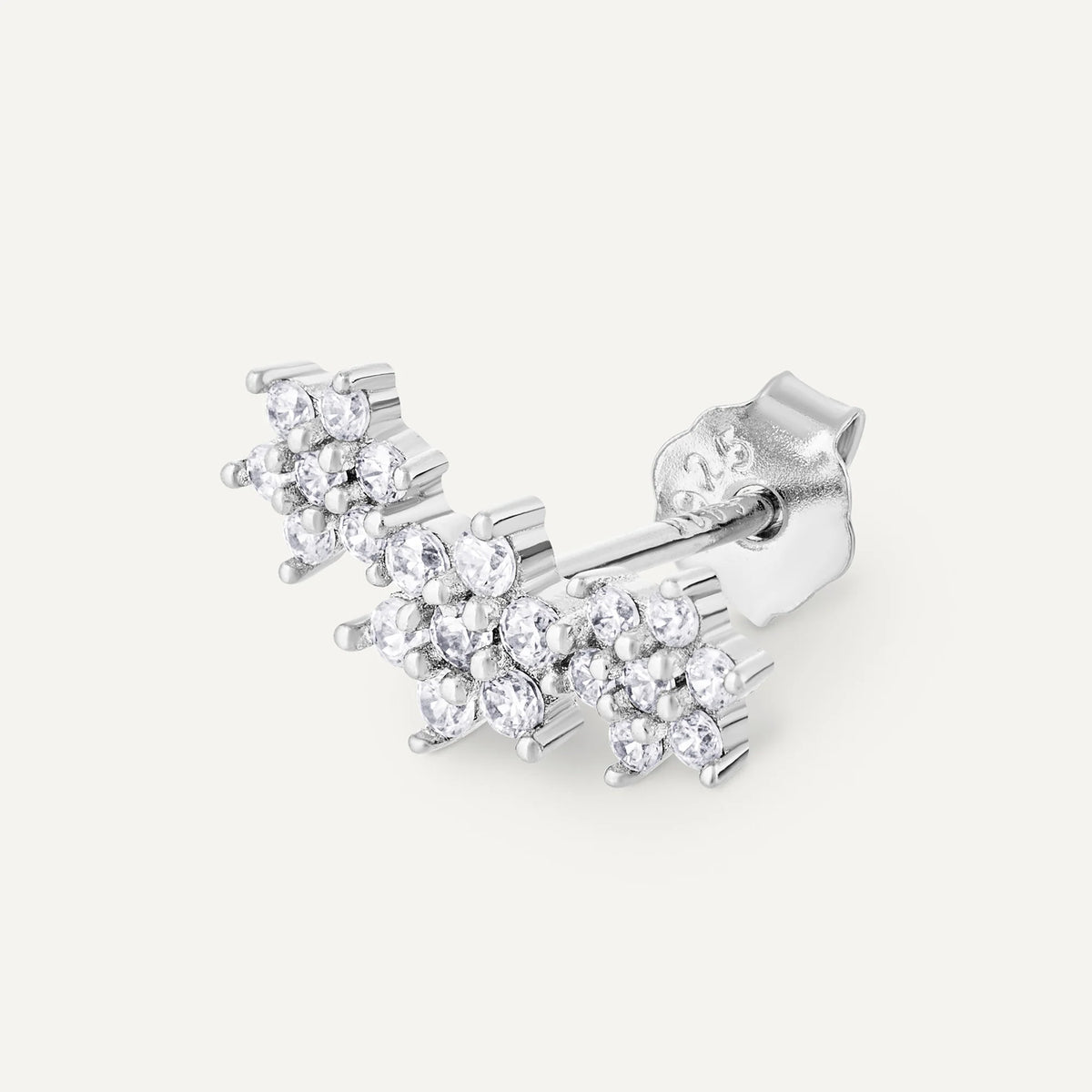 BOUCLE D'OREILLE PALMA Argent 925 doré à l'Or 18k