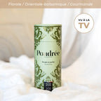 Poudrée : Bougie en perles de cire parfumées - Héritage - Santal Divin